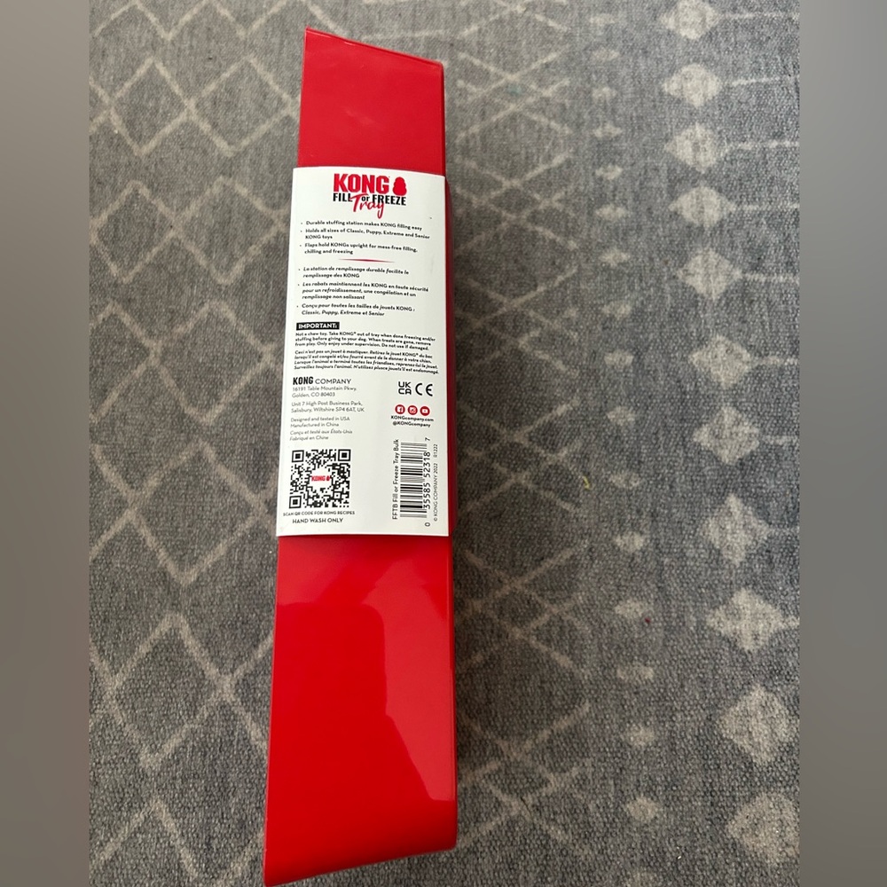 KONG Red Fill or Freeze Tray - Picture 4 of 5